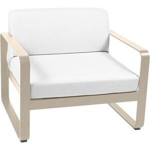 Fermob - Bellevie Armchair - Off-White Cushions/nutmeg - Fåtöljer Utomhus - Metall/plast