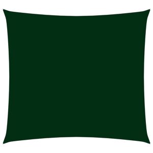 vidaXL Solsegel oxfordtyg fyrkantigt 2,5x2,5 m mörkgrön