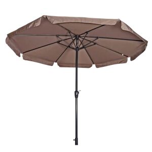 Dakota Fields Annikah 3.5m Marktet Parasol brown 100.0 H x 350.0 W x 350.0 D cm