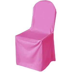 Symple Stuff Round Top Polyester Chair Cover 10PC pink 50.0 H x 12.0 W x 12.0 D cm