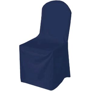 Symple Stuff Round Top Polyester Chair Cover 10PC blue 50.0 H x 12.0 W x 12.0 D cm