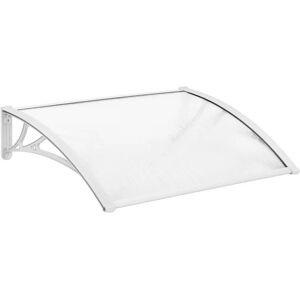 Dakota Fields Aleyah 1m W x 0.8m D Window Awning white 23.0 H x 100.0 W x 76.0 D cm