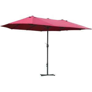 Freeport Park Cristina 4.6m x 2.7m Rectangular Parasol red 240.0 H x 460.0 W x 270.0 D cm