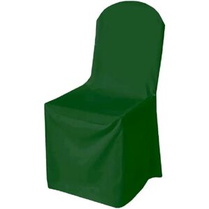 Symple Stuff Round Top Polyester Chair Cover 10PC green 50.0 H x 12.0 W x 12.0 D cm