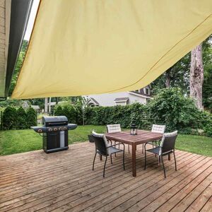 TRUESHOPPING Outdoor Rectangle Sun Shade Sail Garden Patio Sunscreen Awning Canopy UV Block