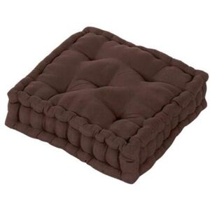 CT Thick Chunky Booster Box Style Super Soft Pure Cotton Seat Cushions For Office Outdoor Kitchen Dining Room Patio Chairs (Chocolate, 1)