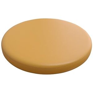 FANSU Round Memory Foam Seat Cushion, Soft Comfort Waterproof Stool Cushion Washable Chair Pad for Garden Indoors Outdoors Car Office Sofa (30 * 30cm,Gold)