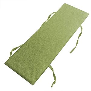 Xpnit Bench Cushion Pad 2 3 Seater,Non-slip Garden Bench Seat Cushion 100 120cm,soft Dining Bench Cushions for Indoor Outdoor Kitchen Washable (80*30cm,Green)
