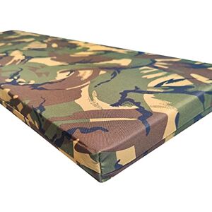 MOTHER LAND Waterproof 2 3 4 Seater Bench Cushion Seat Pads for Outdoor Indoor Garden Kitchen Furniture Patio Rattan Seat Pad Home Furniture Sofa Replacement (20" x 12" x 2", Army Camouflage)