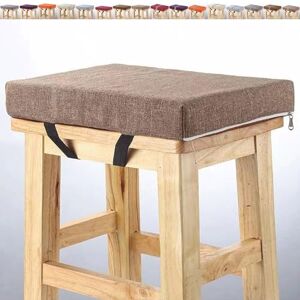 SDNAM Chair Cushion with Ties for Dining Chairs [35X25 cm] Non Slip Kitchen Dining Chair Pad and Seat Cushion with Machine Washable Cover(E2,35X25X3CM)