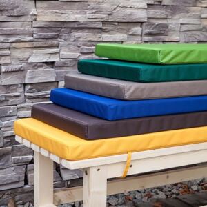 Dancmiu Custom Size 2 3 Seater Waterproof Outdoor Bench Pad Seat Cushion Garden Furniture Replacement Cushions, Non-slip Indoor Sofa Window Seat Foam Cushion