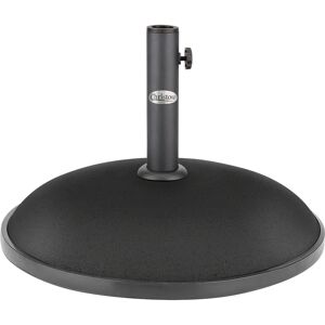 Christow 25kg Round Parasol Base With 35mm 38mm 48mm Adaptor - Black