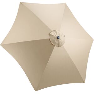 Christow 2.7m Replacement Parasol Canopy - Taupe