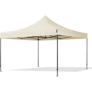 Toolport 4x4m PES 750 Pop Up Gazebo PREMIUM Steel 40 mm, cream - (600093)