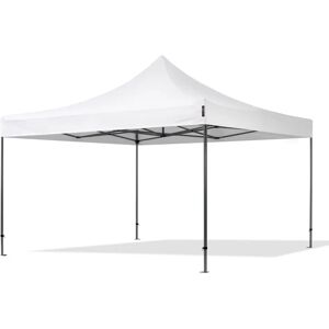 Toolport 4x4m PES 750 Pop Up Gazebo PREMIUM Steel 40 mm, white - (600102)