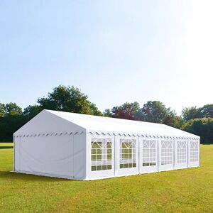 Toolport 6x12m Marquee / Party Tent, PVC 700, white - (6178)