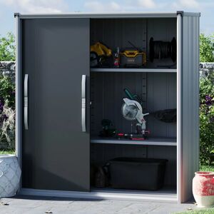 GFP 180 x 75 cm Garden shed XL, anthracite grey - (GFPV00763)