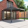 Nova - Titan Aluminium Pergola 4m x 3m   Assembly Option - Grey – Aluminium Metal Pergola - Blakesley’s