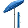 Christow Beach Parasol With Bag UV 50+ (1.8kg) - Blue - Blue