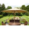 Diamond Teak Parasol 3m Diameter