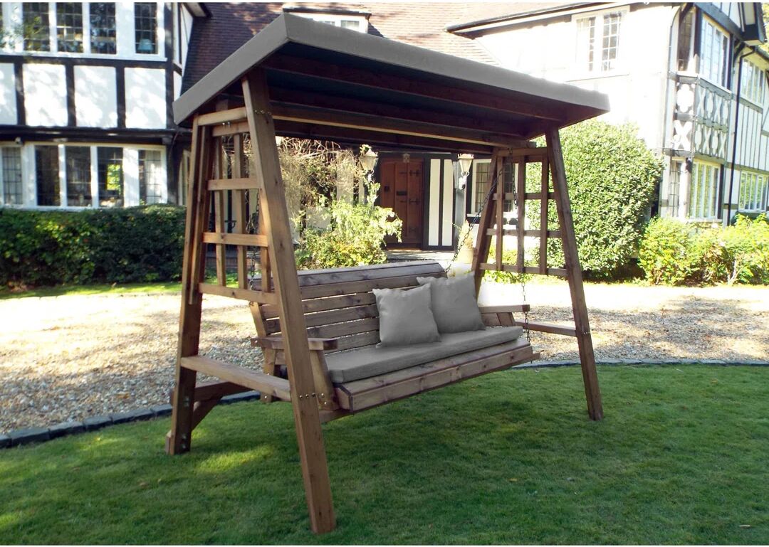 Photos - Canopy Swing Union Rustic Galloway Swing Seat with Stand brown 170.0 H x 124.0 W x 196.