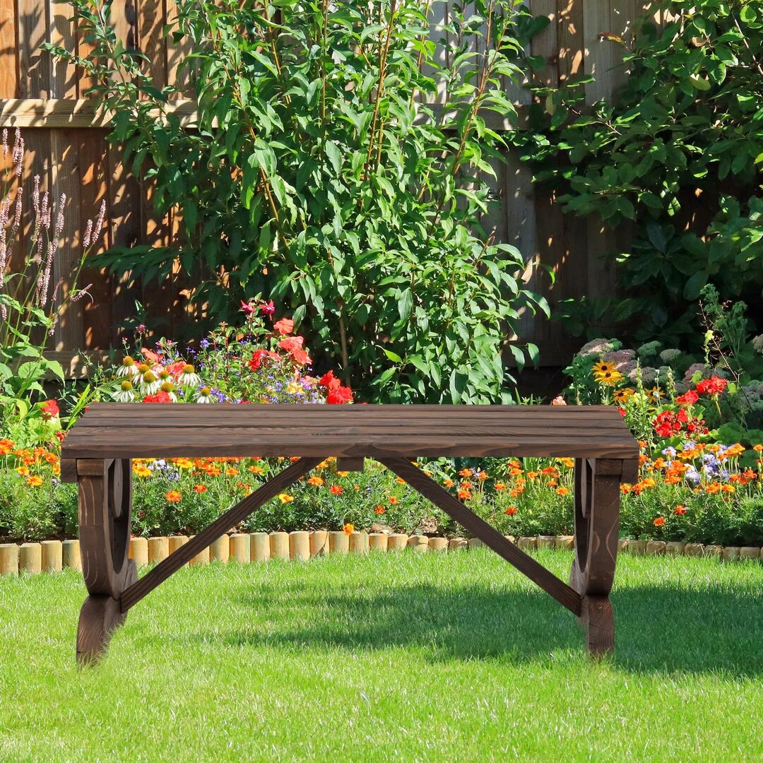 Photos - Garden Furniture Alpen Home Lewis Bench brown 50.0 H x 98.0 W x 39.5 D cm