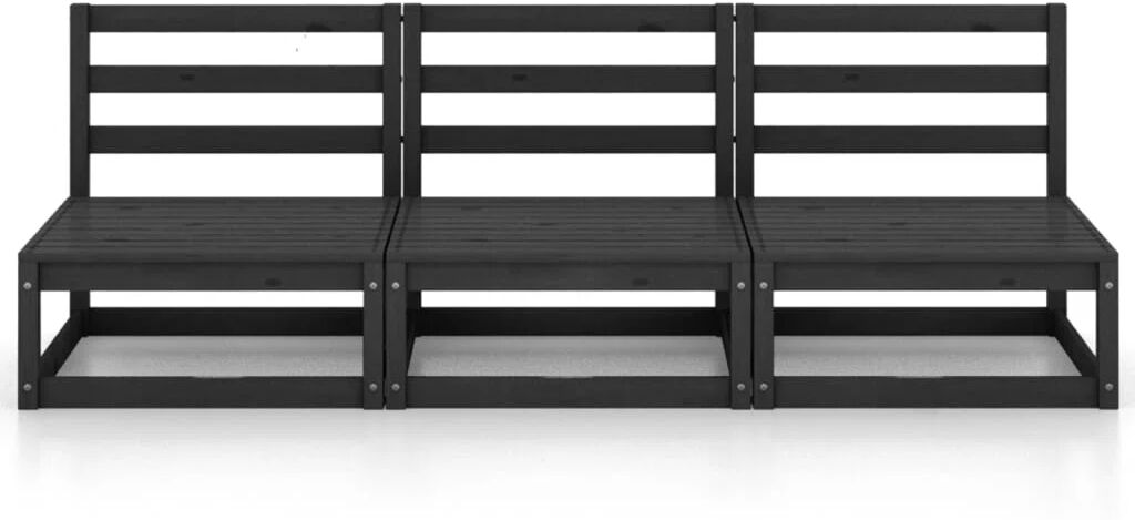 Ebern Designs Dyshaun 210Cm Wide Outdoor Garden Sofa black/brown 67.0 H x 210.0 W x 70.0 D cm