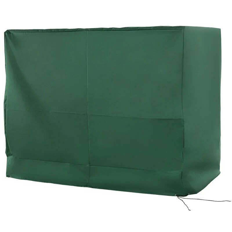 Large Outdoor Swing Chair Cover Garden Furniture Protector Green - Green - Outsunny