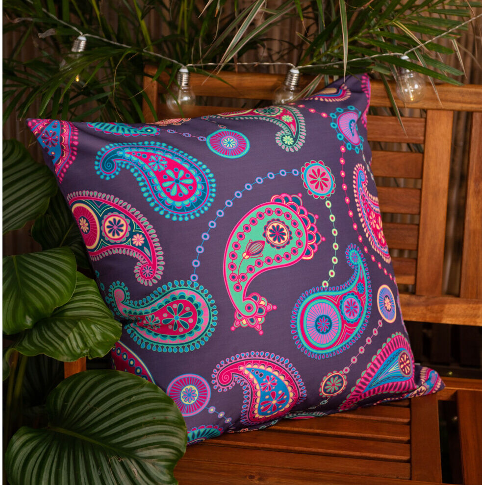 (Sultan) Gardenista Premium Garden Scatter Cushion Indian Pattern Outdoor Patio