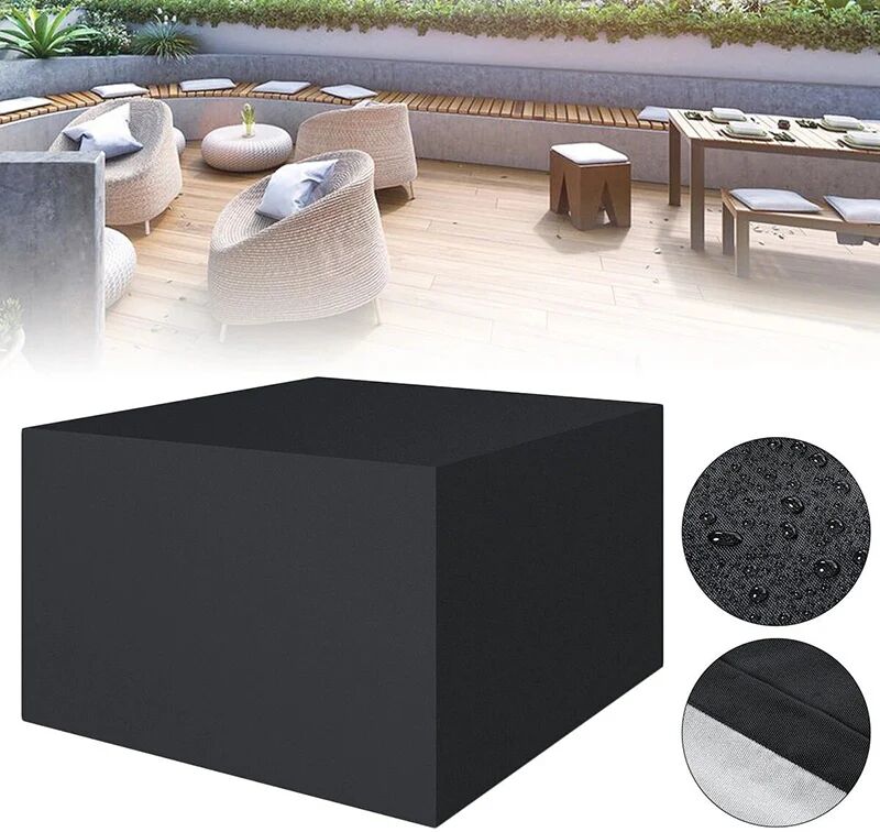 ArmadaDeals Outdoor Garden Waterproof Rain Snow Dust Wind-Proof Anti-UV Furniture Cover, 210D / 320*160*74CM