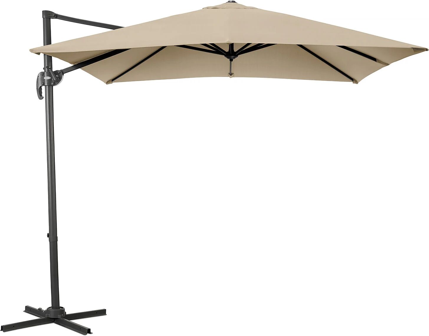 Christow Cantilever Parasol 2.5m – Taupe - Taupe