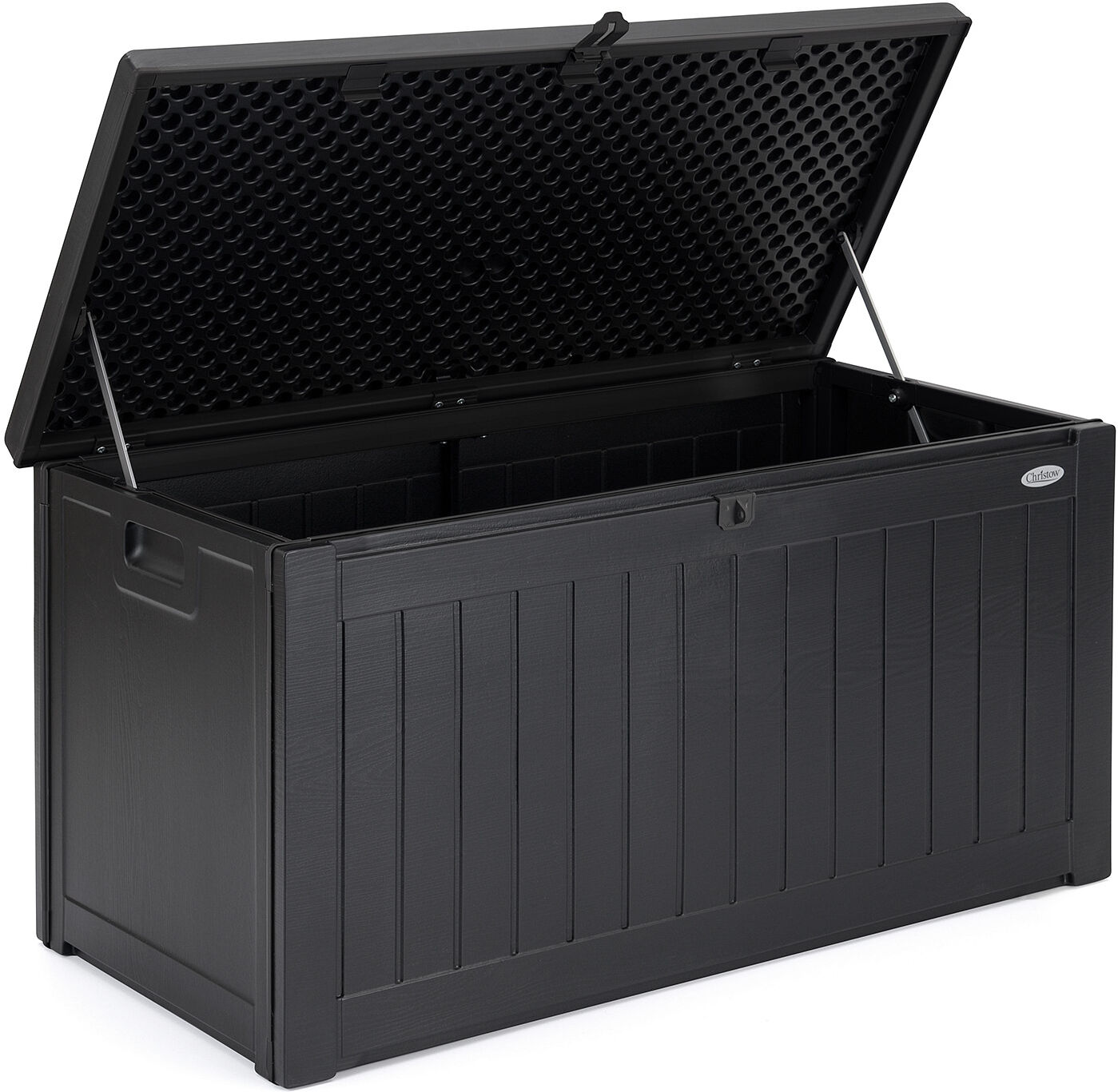 Christow Waterproof Storage Box - Black - Black & Grey