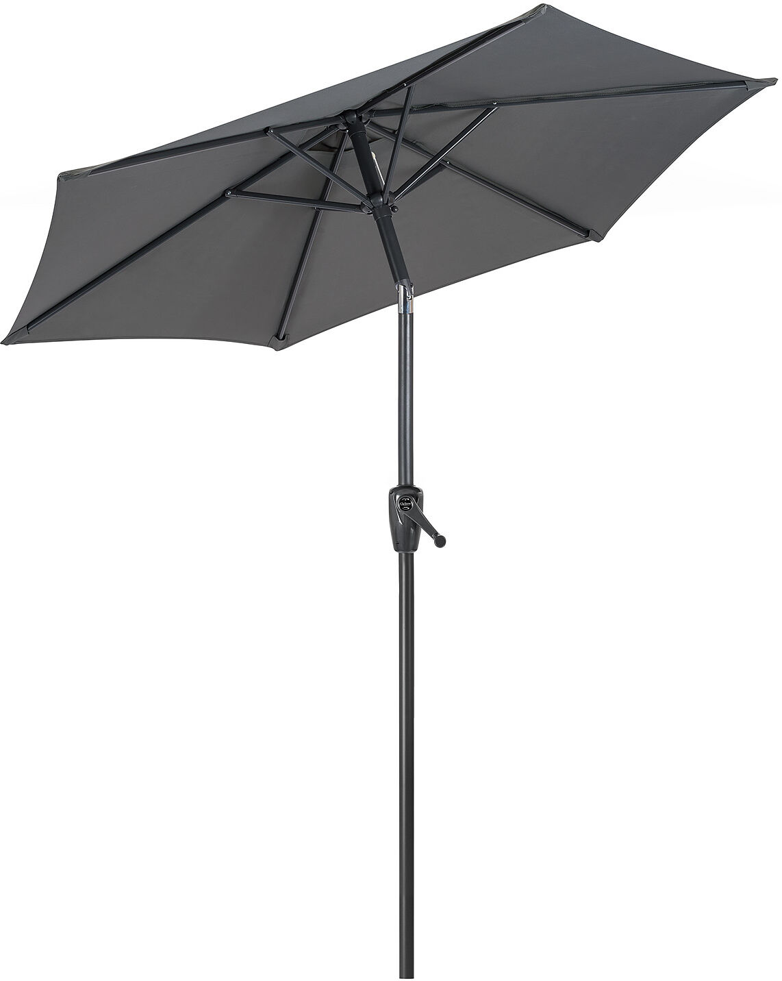 Christow 2m Tilting Parasol - Grey - Grey