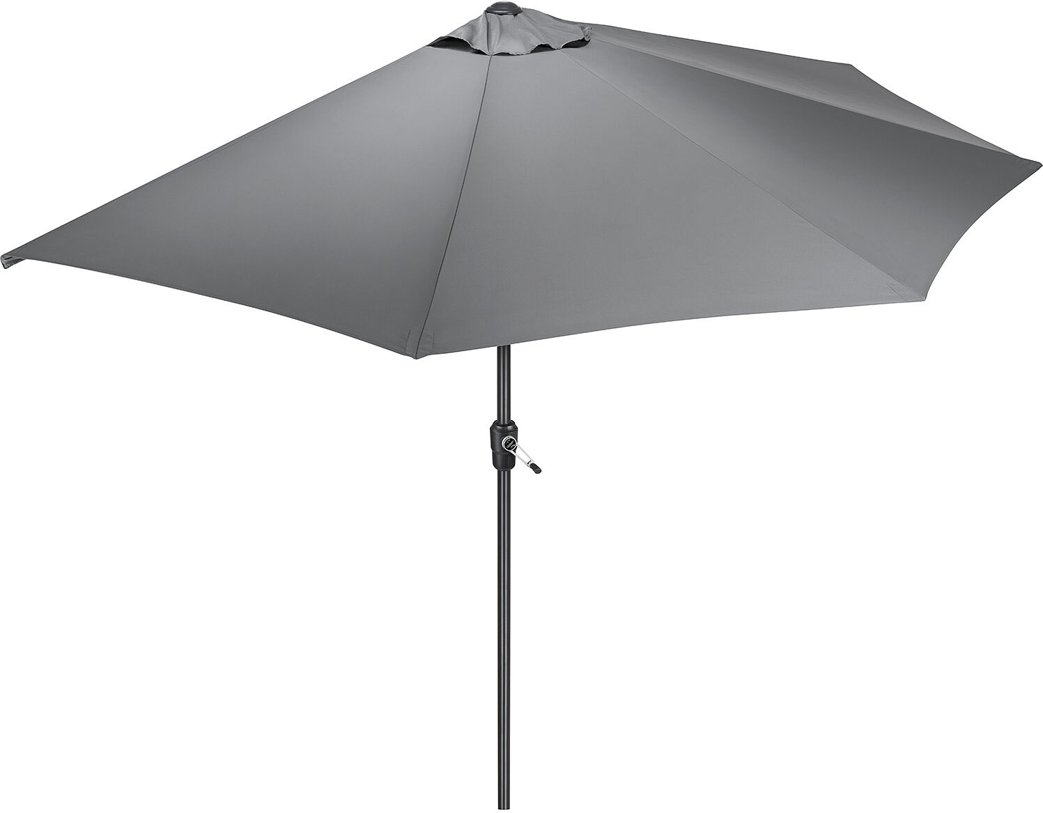 Christow 2.7m Half Parasol - Grey