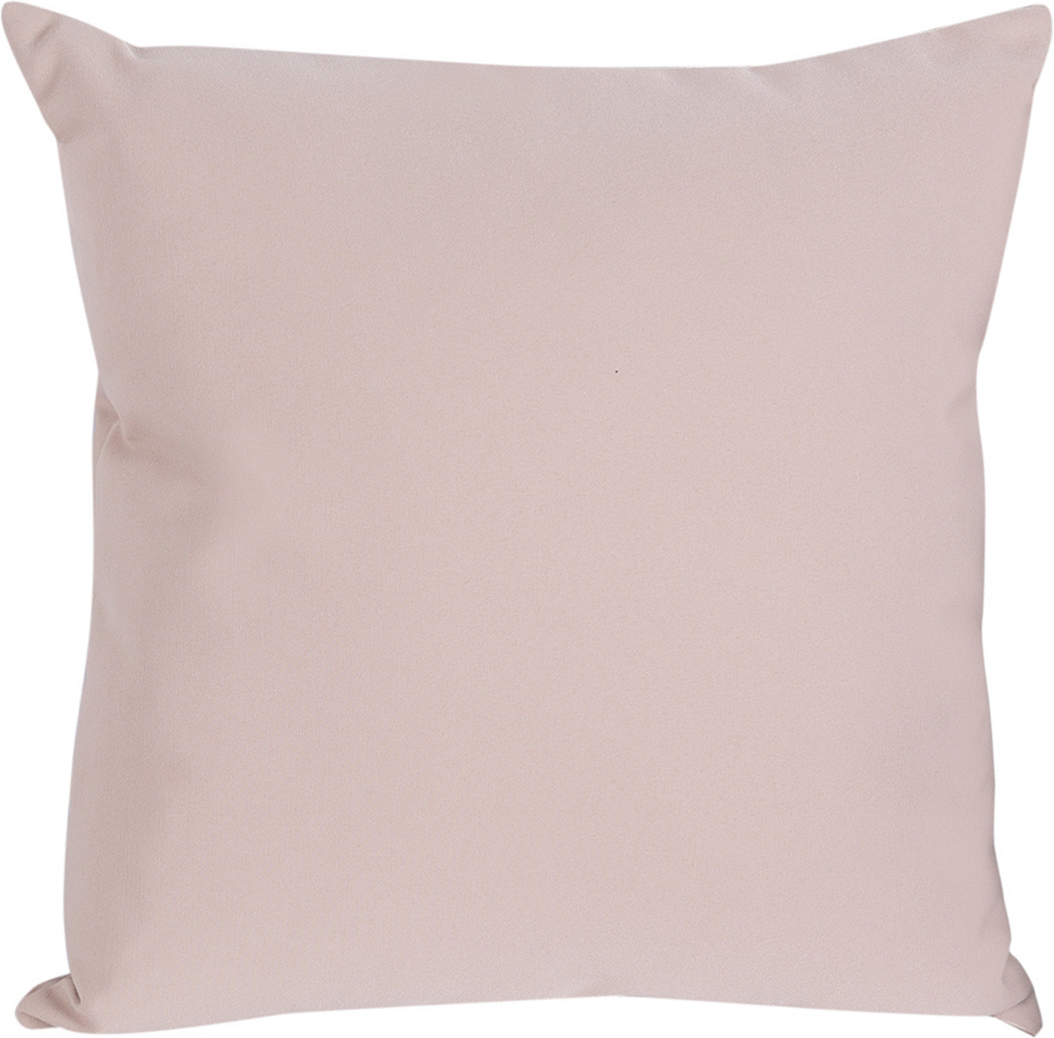 Beliani Outdoor Garden Cushion Sand Beige 50 x 50 cm Water Resistant Removable Cover