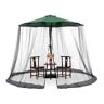 Angel Sar 7.5 - 11 ft. Patio Umbrella Cover Mosquito/Bug Net for Umbrella