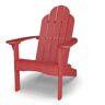 WILDRIDGE Classic Cardinal Red Plastic Outdoor Adirondack Chair