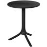 Lagoon Seattle Black Round Resin 2-in-1 Side Table