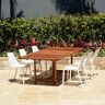 Amazonia San Diego 7-Piece Eucalyptus Wood Rectangular Patio Dining Set