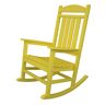 POLYWOOD Presidential Lemon Patio Rocker