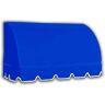 AWNTECH 4.38 ft. Wide Savannah Window/Entry Fixed Awning (31 in. H x 24 in. D) Bright Blue