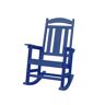 Clihome HIPS Plastic Presidential Outdoor Rocking Chair with High Back