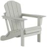 WESTIN OUTDOOR Addison Poly Plastic Folding Outdoor Patio Traditional Adirondack Lawn Chair in Sand