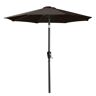 ABCCANOPY 7.5 ft. Aluminum Market Push Button Tilt Patio Umbrella in Brown