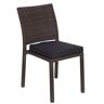 Atlantic Contemporary Lifestyle Liberty Grey Patio Dining Chair with Grey Cushion (4-Pack)