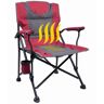 Seasonal Expressions Red Polyester Heated Camping Chair