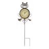 Poolmaster Frog Outdoor Thermometer Garden Stake and Backyard Decor