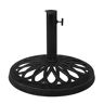 Trademark Innovations 17.5 in. Cast Iron Patio Umbrella Base (Black)