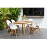 Amazonia Middleton 7-Piece Teak Rectangular Outdoor Dining Set