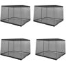 Z-SHADE Bug Screen 13' x 13' Instant Gazebo Screenroom (Screen Only) (4 Pack)